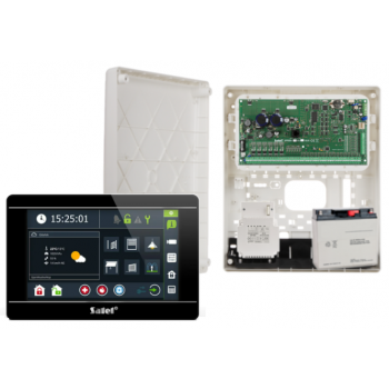 ZESTAW ALARMOWY SATEL INTEGRA 128 PLUS + INT-TSI-B + OPU-3P + AWT800 + 17Ah